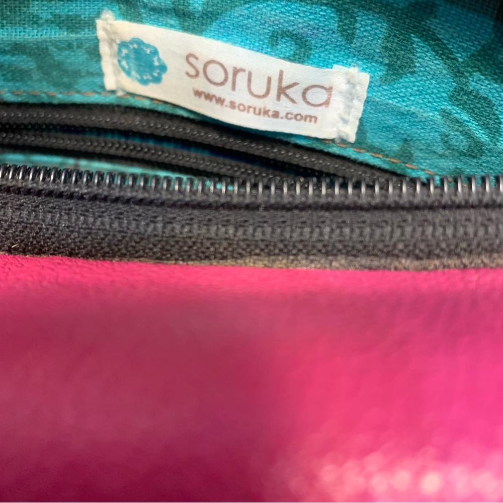 Soruka Reversible Flap Recycled Leather Crossbody Bag - Picture 6 of 11